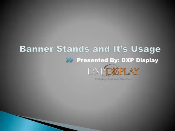Banner Stand Perfect for Event Exhibitions