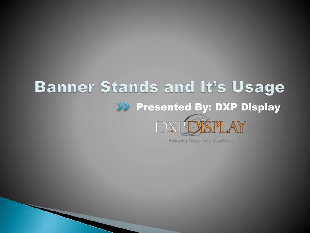 banner stands and it s usage