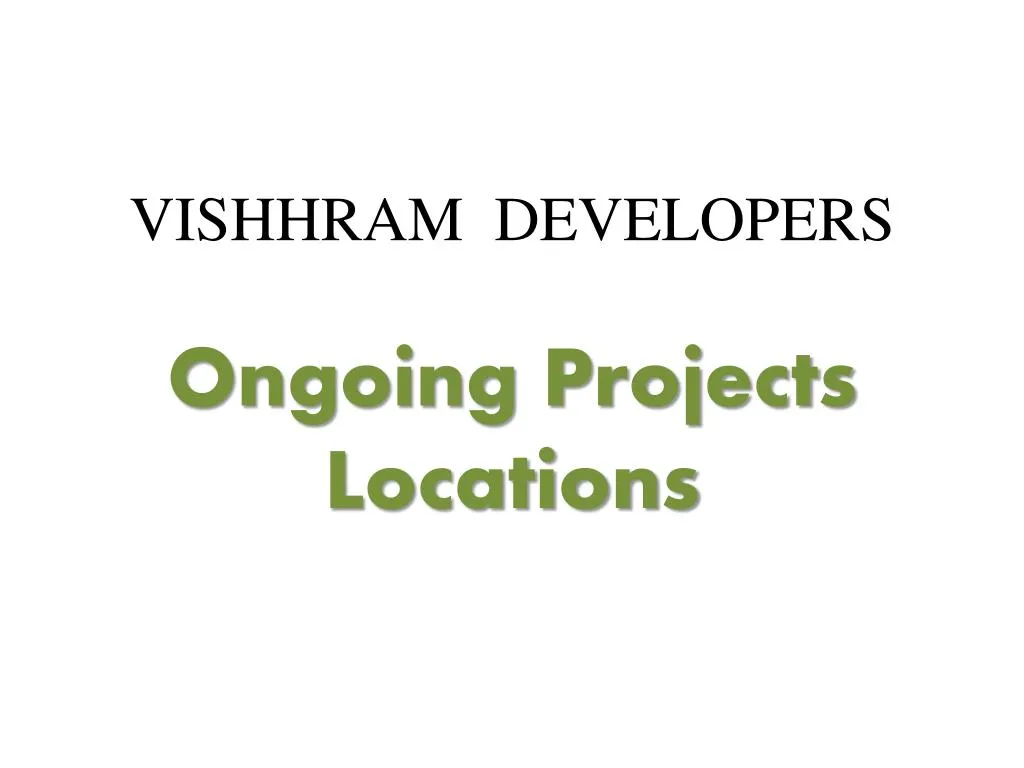 vishhram developers