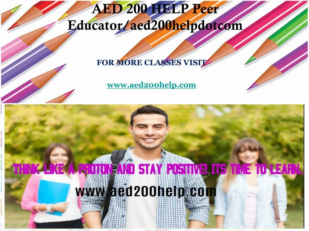for more classes visit www a ed200help com