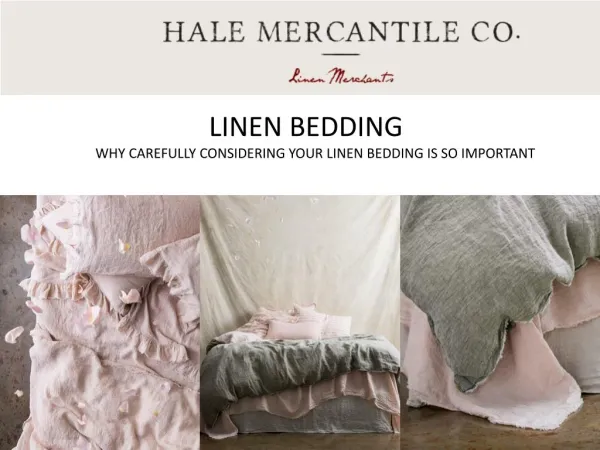 Pure Linen Bedding