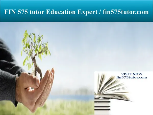 FIN 575 tutor Education Expert / fin575tutor.com