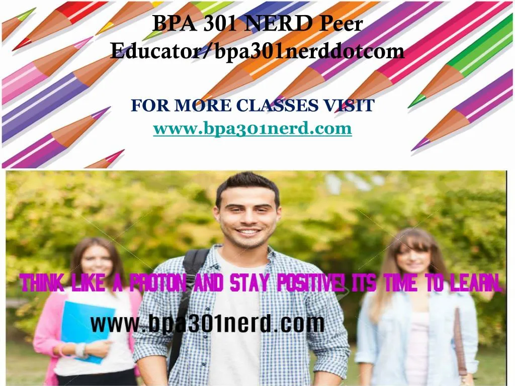 for more classes visit www bp a 301nerd com