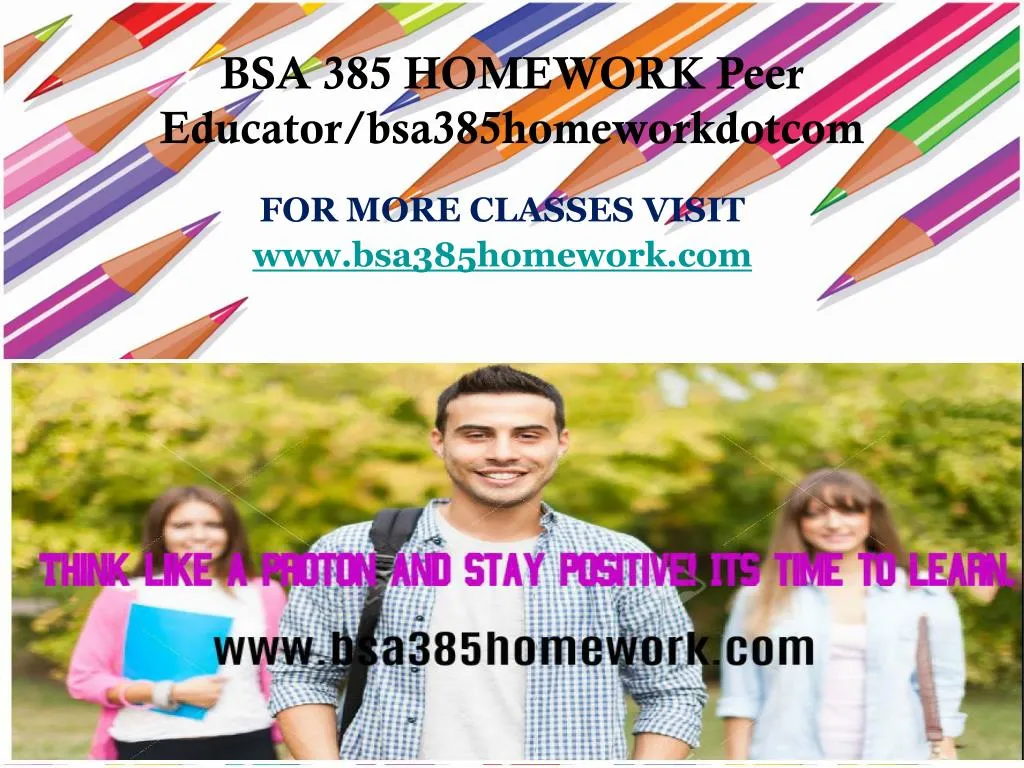 for more classes visit www bs a 385homework com