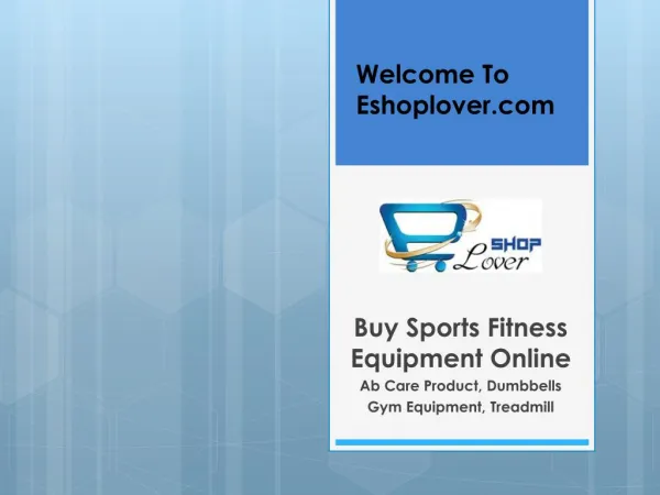 Buy Sports & Fitness Equipment Online India