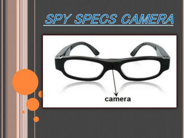 Spy Specs Camera in Noida, 9717226478
