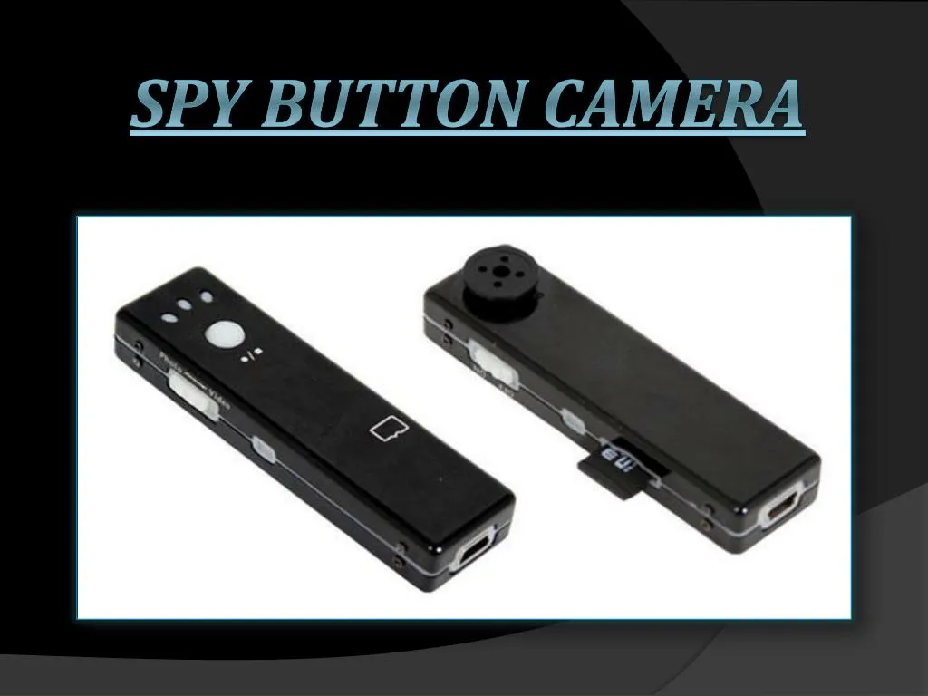 spy button camera