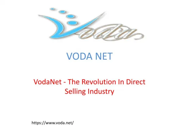 VodaNet - The Revolution In Direct Selling Industry