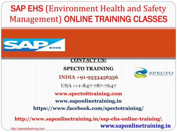 Sap ehs online training in uk|sap ehs training