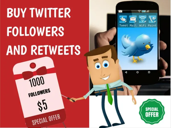 Buy Twitter Followers and Retweets