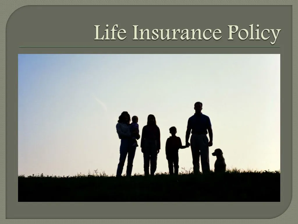 life insurance policy