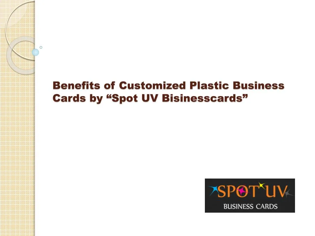 benefits of customized plastic business cards by spot uv bisinesscards