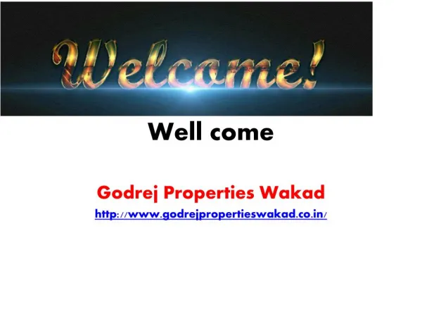Godrej Properties Wakad