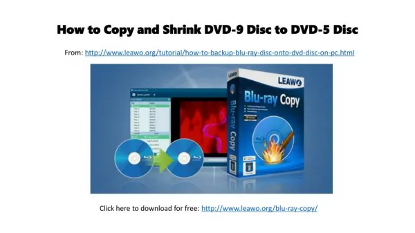 How to copy and shrink dvd 9 disc to dvd-5 disc