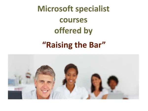 An Overview of Microsoft Specialist Courses