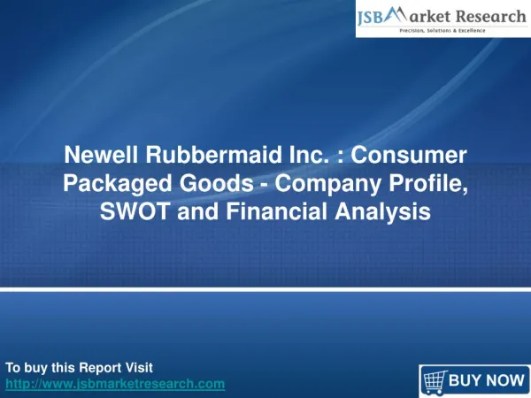 SWOT Analysis of Newell Rubbermaid Inc: JSBMarketResearch
