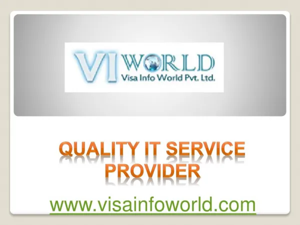 quality it service provider
