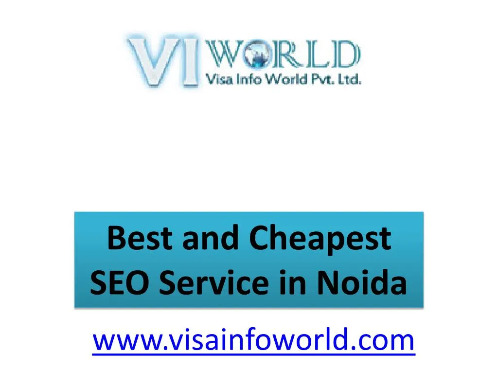 best and cheapest seo service in noida