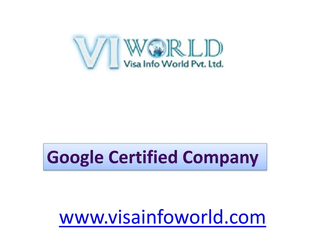 google certified company