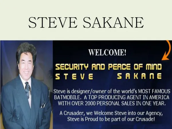 Steve Sakane