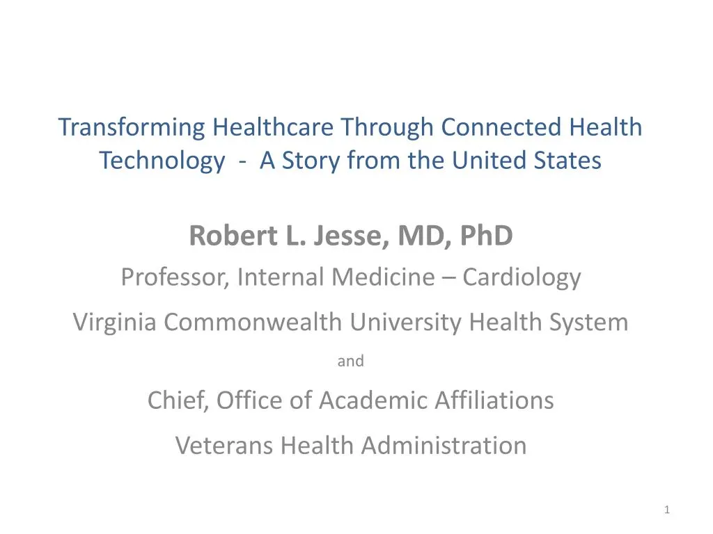 transforming healthcare through connected health technology a story from the united states