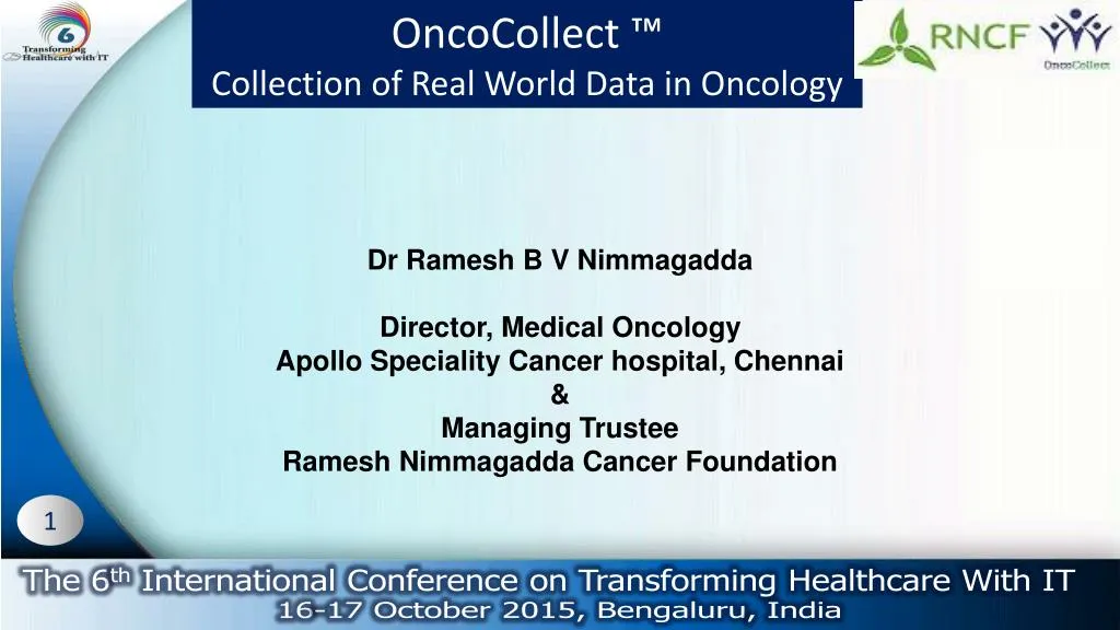 oncocollect collection of real world data in oncology