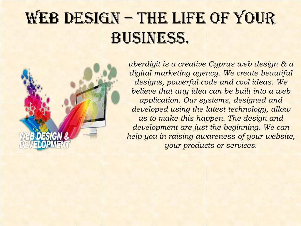 web design the life of your business