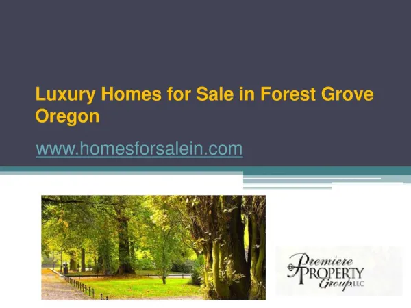 Latest Homes for Sale in Forest Grove Oregon - www.homesfors