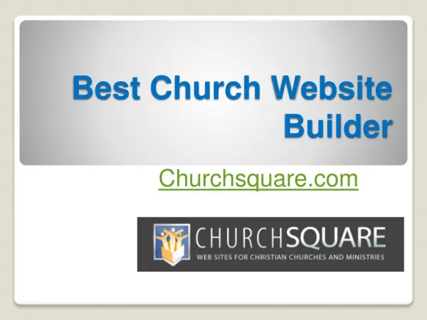 Best Professional Church Website Builder - Churchsquare.com