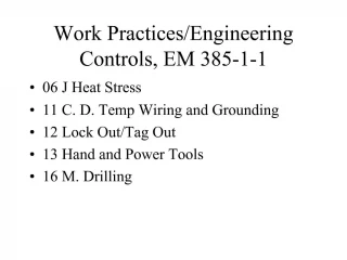 Work Practices - slide 1