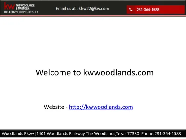 The woodlands real estate