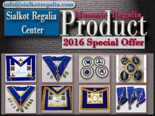 Masonic Craft Provincial full dress apron