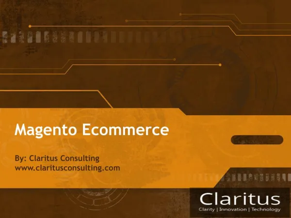 What is Magento eCommerce?