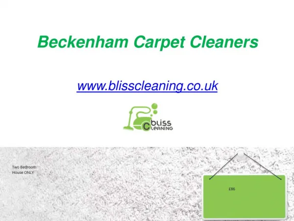 Carpet Cleaners in Beckenham - www.blisscleaning.co.uk
