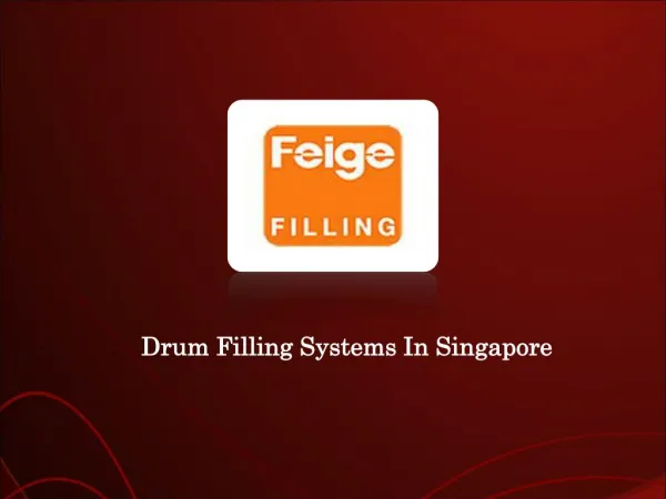 Drum Filling Singapore