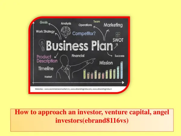 How to approach an investor, venture capital, angel investors(ebrand8116vs)