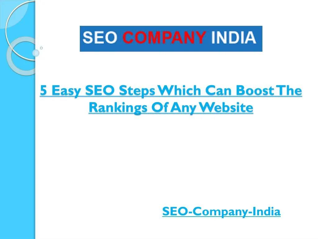 5 easy seo steps which can boost the rankings of any website