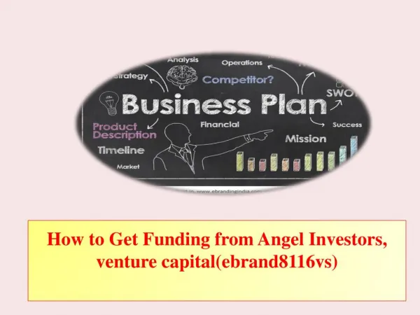 How to Get Funding from Angel Investors, venture capital(ebrand8116vs)