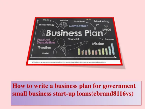 How to write a business plan for government small business start-up loans(ebrand8116vs)