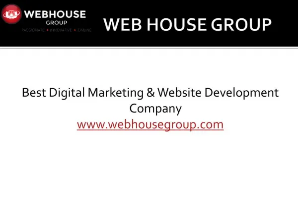 Web House Group - Web Based Business Solutions Provider Company
