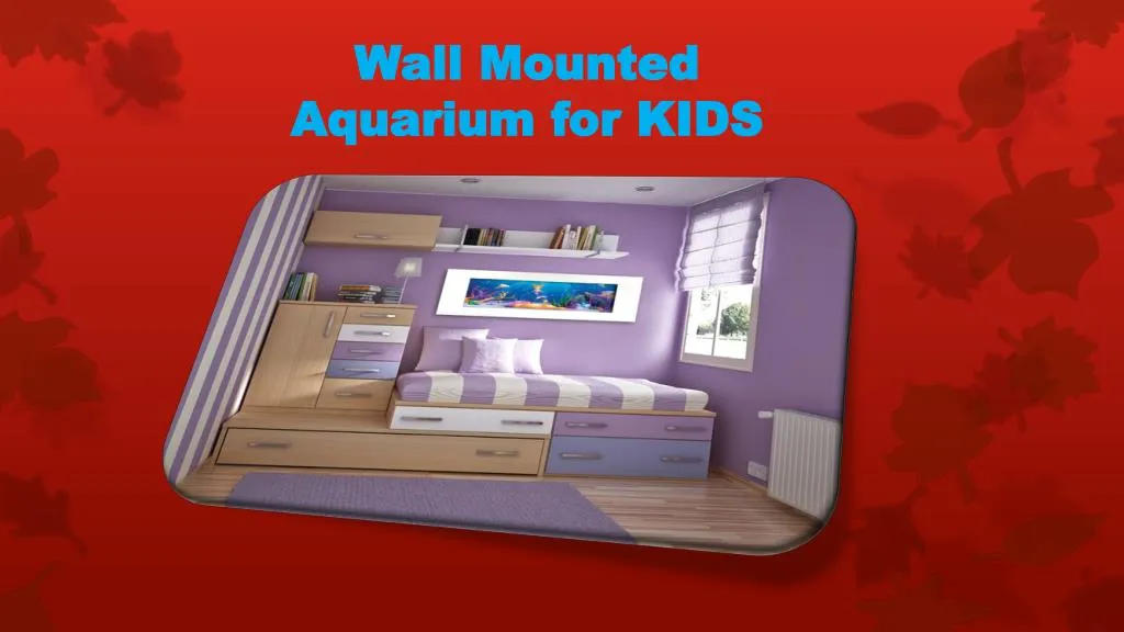 wall mounted aquarium for kids
