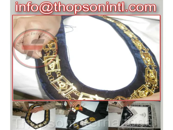 Masonic Past Master chain collar