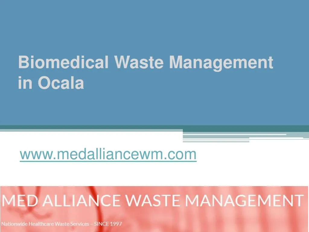 biomedical waste management in ocala