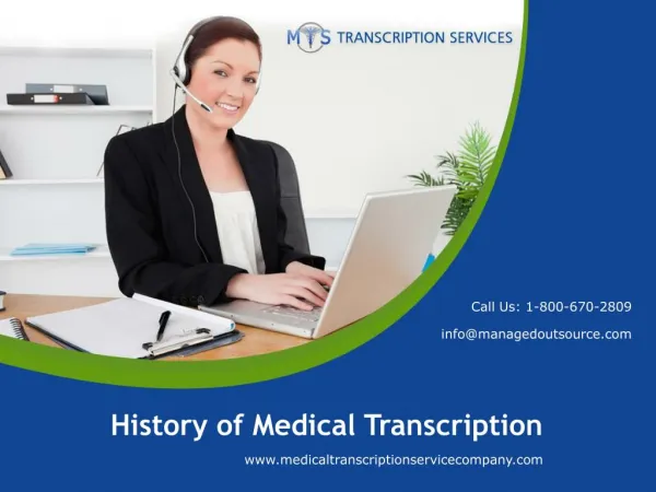 History of Medical Transcription