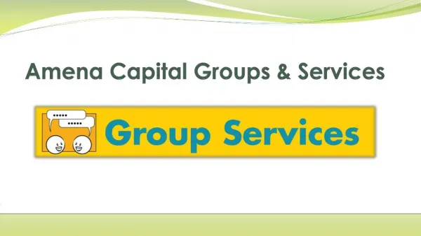 Amena Capital Groups & Services