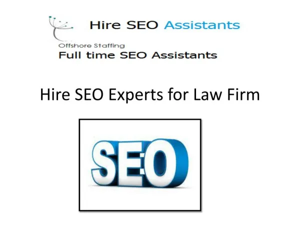 Law Firm Web Site SEO