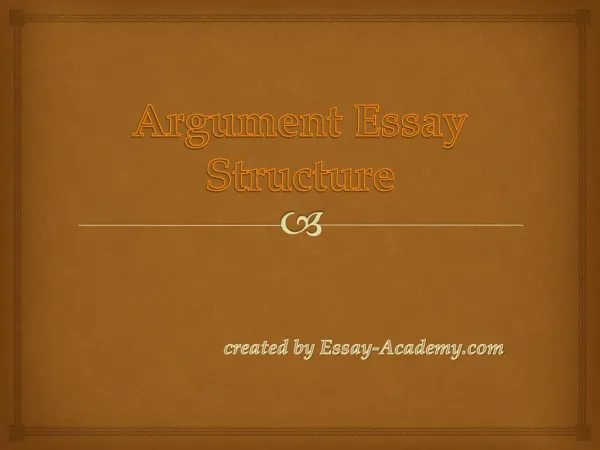 Argument Essay Structure