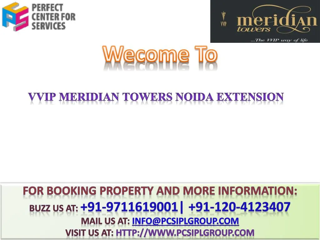 vvip meridian towers noida extension