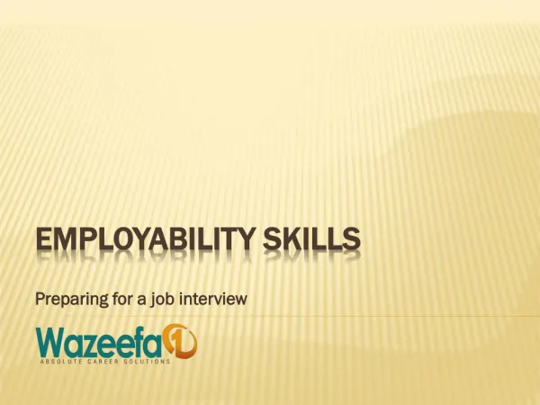 Preparing for a job interview by Wazeefa4