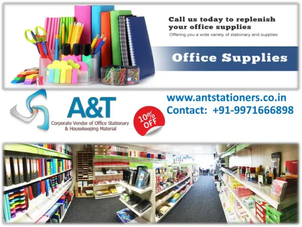 Get up to 10% off on wholesale stationery items
